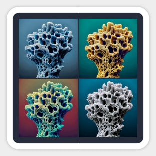 Pop Halichondria panicea Sponge Art - Cool Underwater Sticker